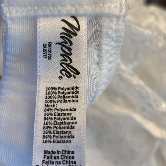 Mapale NWT Bra, Skirt & Thong Set White - Size S/M - Picture 9 of 10